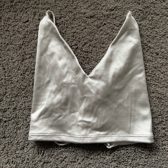 Garage Silk Crop Top - Picture 4 of 6